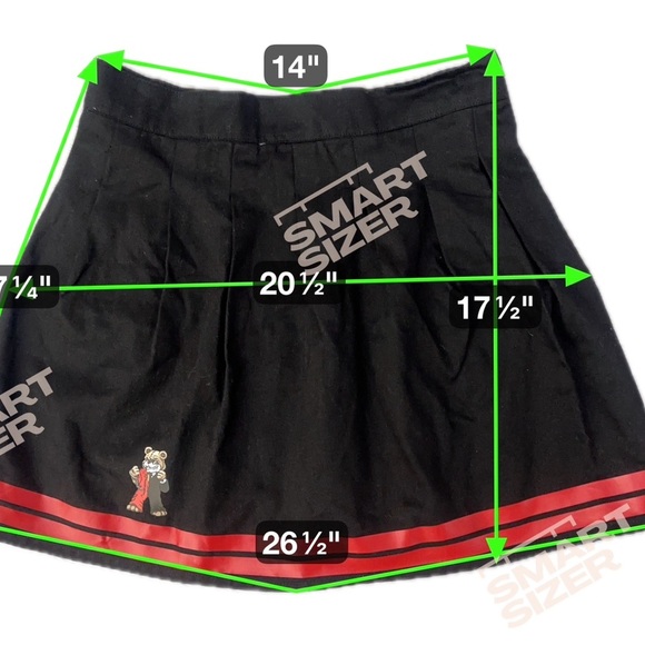 Y2K Black Pleated Mini Skirt Med Alt Fashion Cyberpunk Whimsigoth Punk Grunge - Picture 3 of 4